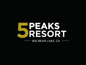 5 Peaks Resort logo design by MUNAROH