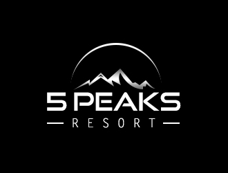 5 Peaks Resort logo design by ProfessionalRoy