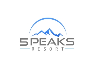 5 Peaks Resort logo design by ProfessionalRoy