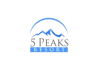 5 Peaks Resort logo design by ProfessionalRoy