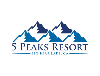 5 Peaks Resort logo design by cintoko