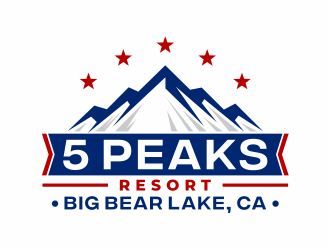 5 Peaks Resort logo design by mutafailan