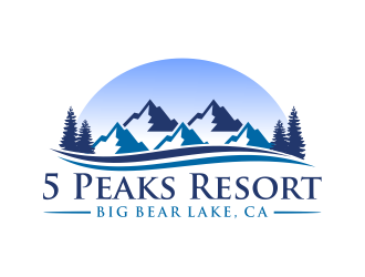 5 Peaks Resort logo design by cintoko