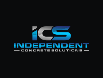 Independent concrete solutions logo design by bricton