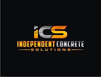 Independent concrete solutions logo design by bricton