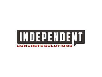 Independent concrete solutions logo design by bricton