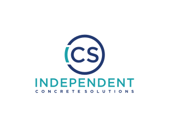 Independent concrete solutions logo design by bricton