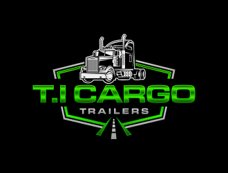 T.I Cargo Trailers logo design by scolessi