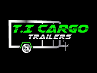 T.I Cargo Trailers logo design by uttam