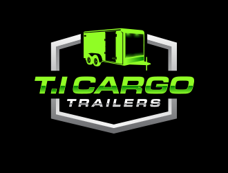 T.I Cargo Trailers logo design by keylogo