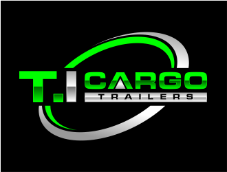 T.I Cargo Trailers logo design by evdesign