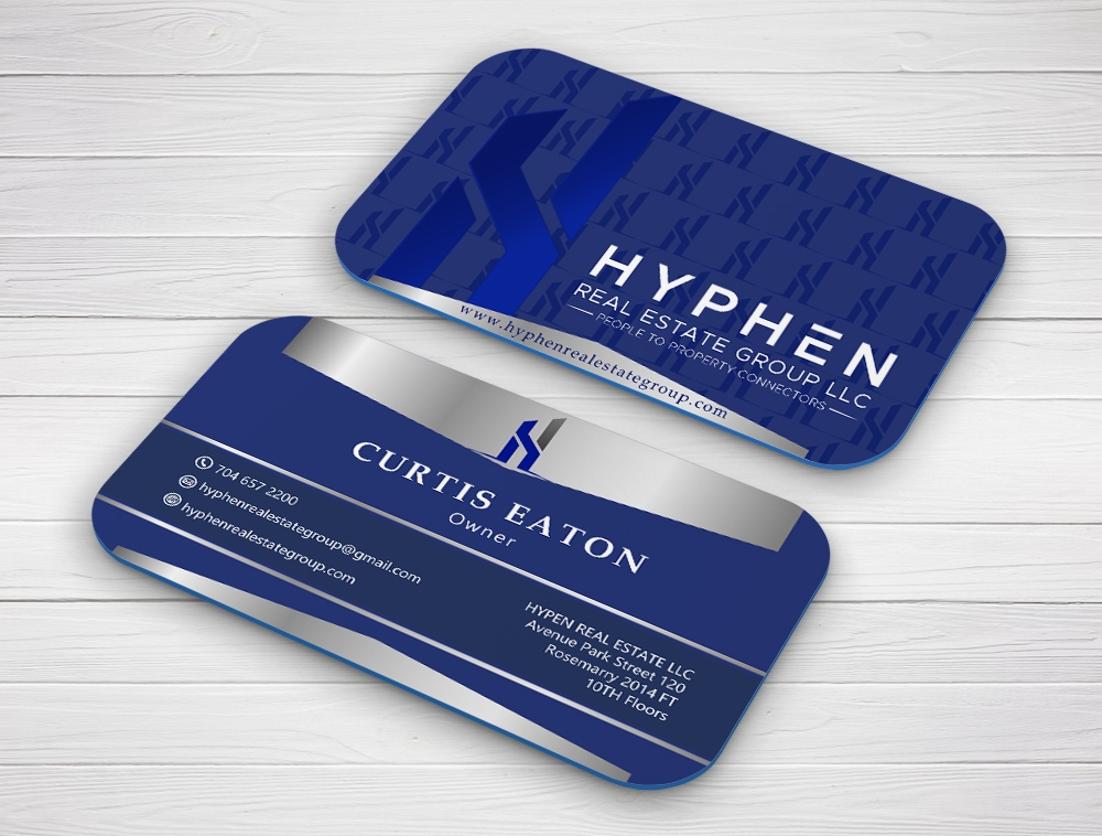 Hyphen Real Estate Group LLC logo design by Niqnish