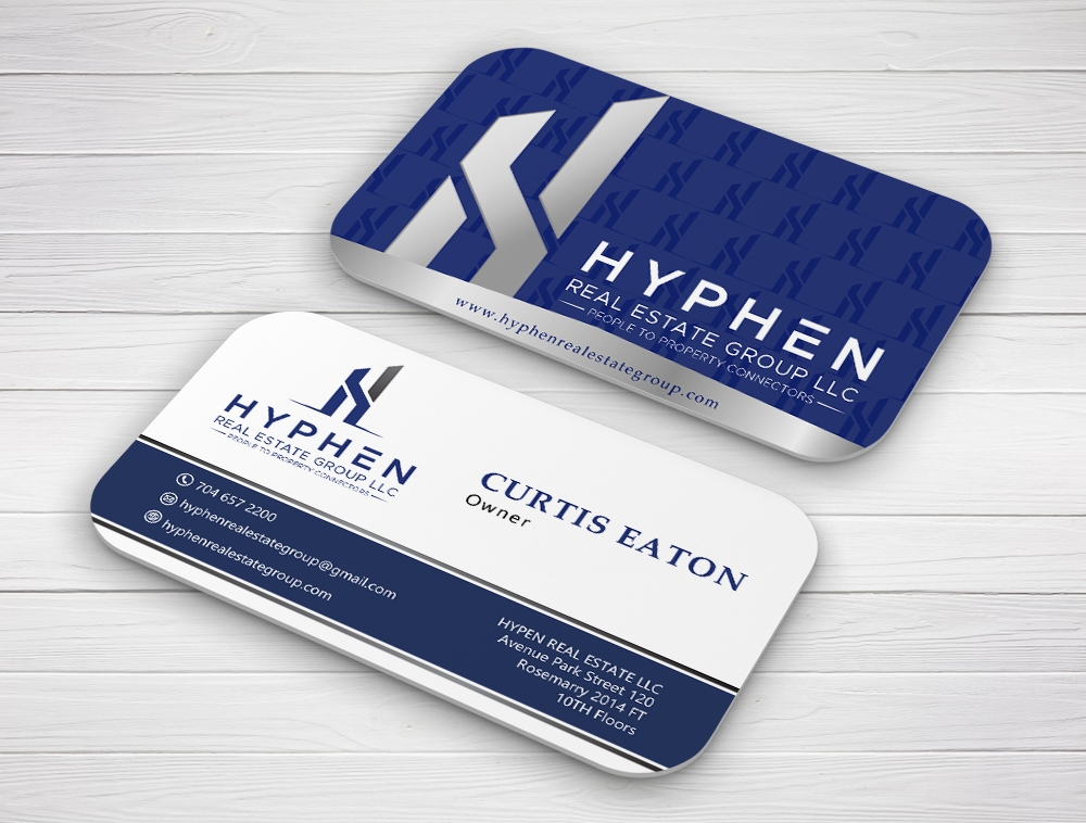 Hyphen Real Estate Group LLC logo design by Niqnish