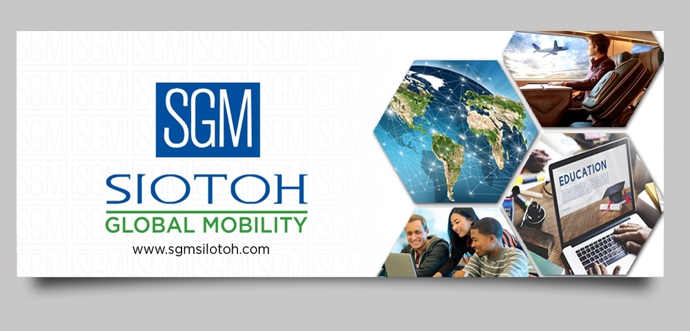 Siotoh Global Mobility logo design by PANTONE