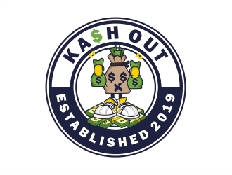 Kash out  logo design by Alfatih05