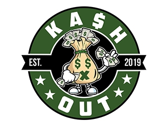 Kash out  logo design by PrimalGraphics