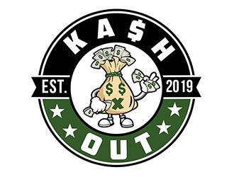 Kash out  logo design by PrimalGraphics