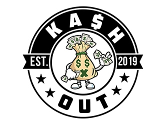 Kash out  logo design by PrimalGraphics