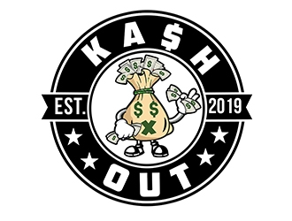 Kash out  logo design by PrimalGraphics