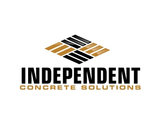 Independent concrete solutions logo design by AamirKhan