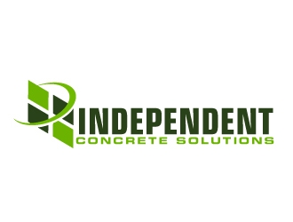 Independent concrete solutions logo design by AamirKhan