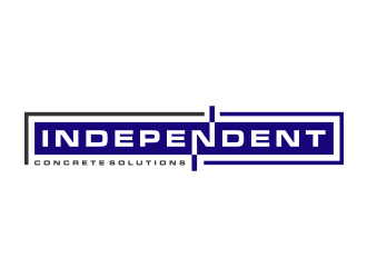 Independent concrete solutions logo design by Zhafir