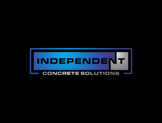 Independent concrete solutions logo design by christabel