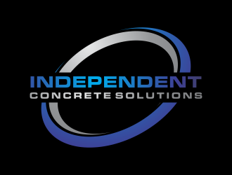 Independent concrete solutions logo design by christabel