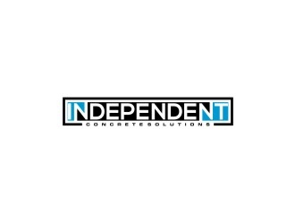 Independent concrete solutions logo design by KaySa