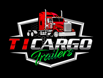 T.I Cargo Trailers logo design by 3Dlogos