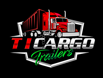 T.I Cargo Trailers logo design by 3Dlogos