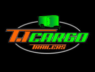 T.I Cargo Trailers logo design by beejo