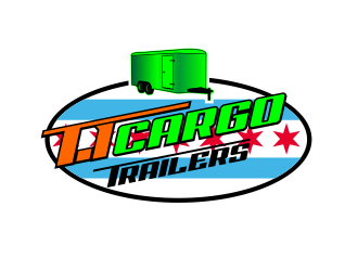 T.I Cargo Trailers logo design by beejo