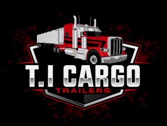 T.I Cargo Trailers logo design by AamirKhan