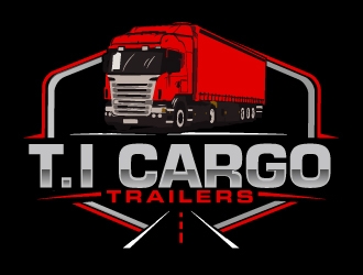 T.I Cargo Trailers logo design by AamirKhan