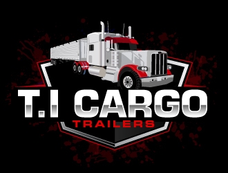 T.I Cargo Trailers logo design by AamirKhan