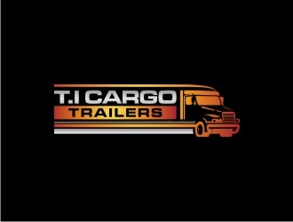 T.I Cargo Trailers logo design by KaySa