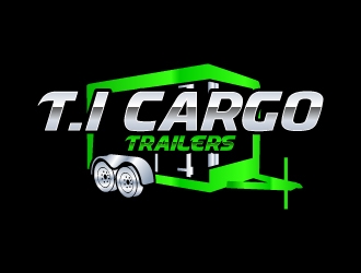 T.I Cargo Trailers logo design by uttam