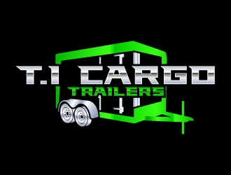 T.I Cargo Trailers logo design by uttam