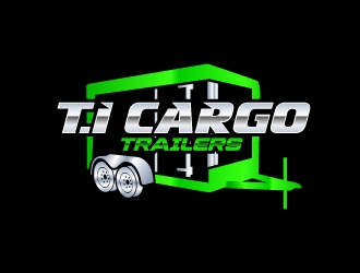 T.I Cargo Trailers logo design by uttam