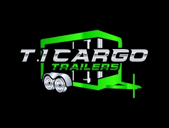 T.I Cargo Trailers logo design by uttam