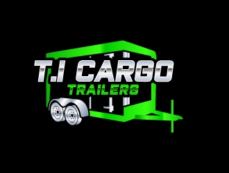 T.I Cargo Trailers logo design by uttam