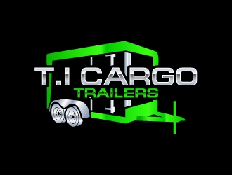 T.I Cargo Trailers logo design by uttam