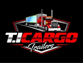 T.I Cargo Trailers logo design by daywalker