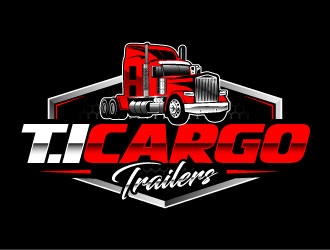 T.I Cargo Trailers logo design by daywalker