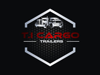 T.I Cargo Trailers logo design by Rizqy