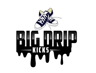 BIG DRIP KICKS logo design by AamirKhan