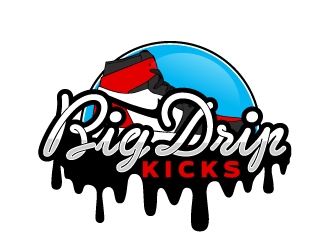 BIG DRIP KICKS logo design by AamirKhan