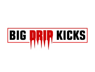 BIG DRIP KICKS logo design by pilKB