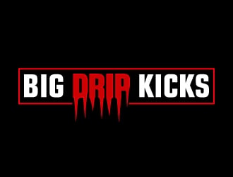 BIG DRIP KICKS logo design by pilKB